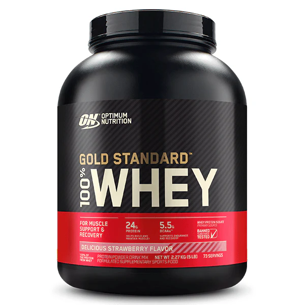 Optimal Nutrition Gold Standard 100% Whey Protein Strawberry 2.27kg