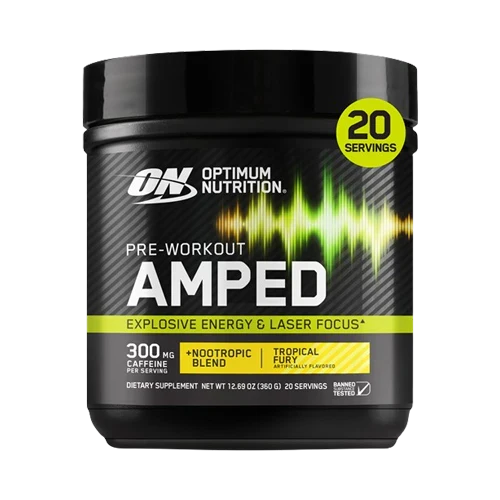 Optimum Nutrition Amped Pre-Workout 360G TROPICAL FURY