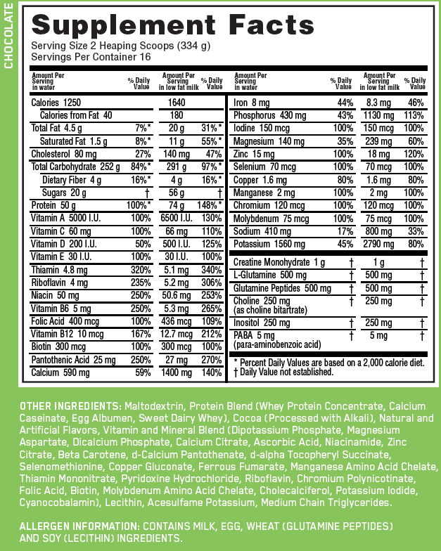 Optimum Nutrition Serious Mass Strawberry 5.44kg