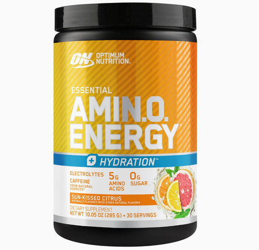Optimum Nutrition Amino Energy + ELECTROLYTES Hydration SUN-KISSED CITRUS 285G