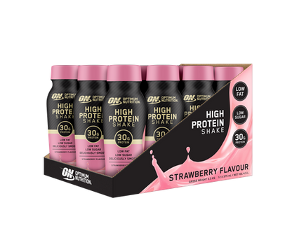 ON HIGH PROTEIN SHAKE STRAWBERRY 375ML Box of 12