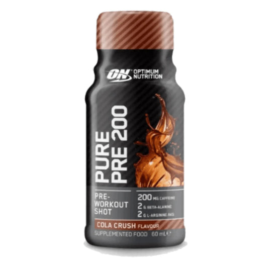 ON PURE PRE 200 PRE-WORKOUT SHOT 60ML 12CT  COLA BOX OF 12