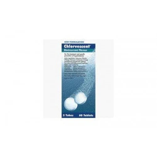 Chlorvescent Tabs Blackcurrant 60