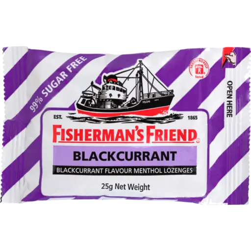 Fisherman's Friend Sugarfree Blackcurrant 25g