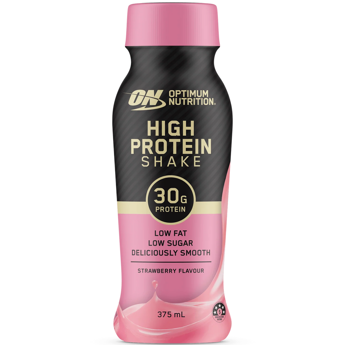 ON HIGH PROTEIN SHAKE STRAWBERRY 375ML Box of 12