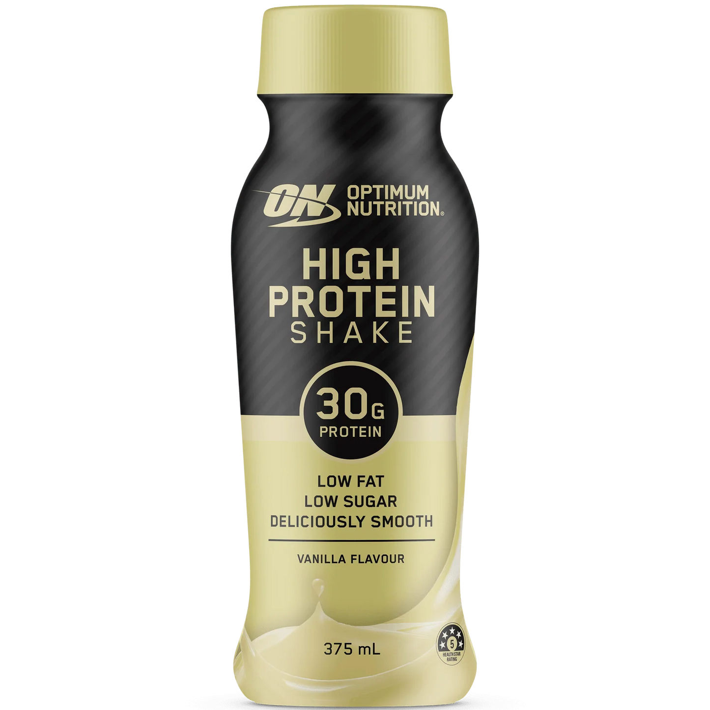 ON HIGH PROTEIN SHAKE VANILLA 375ML Box of 12