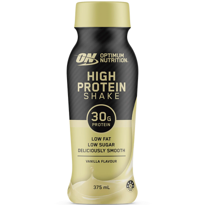 ON HIGH PROTEIN SHAKE VANILLA 375ML Box of 12