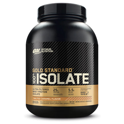 Gold Standard Isolate Protein NZ - Optimum Nutrition Whey Isolate 1.36KG Salted Caramel