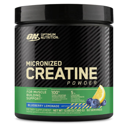 Optimum Nutrition Creatine Powder Blue Lemonade 360g