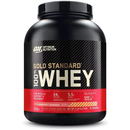 Optimal Nutrition Gold Standard 100% Whey Protein Strawberry Banana 2.27kg