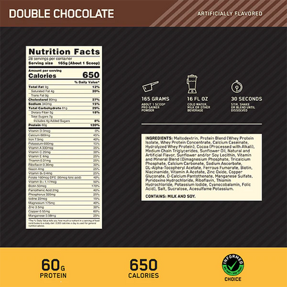 Optimum Nutrition Gold Standard Pro Gainer Double Chocolate 4.55 kg